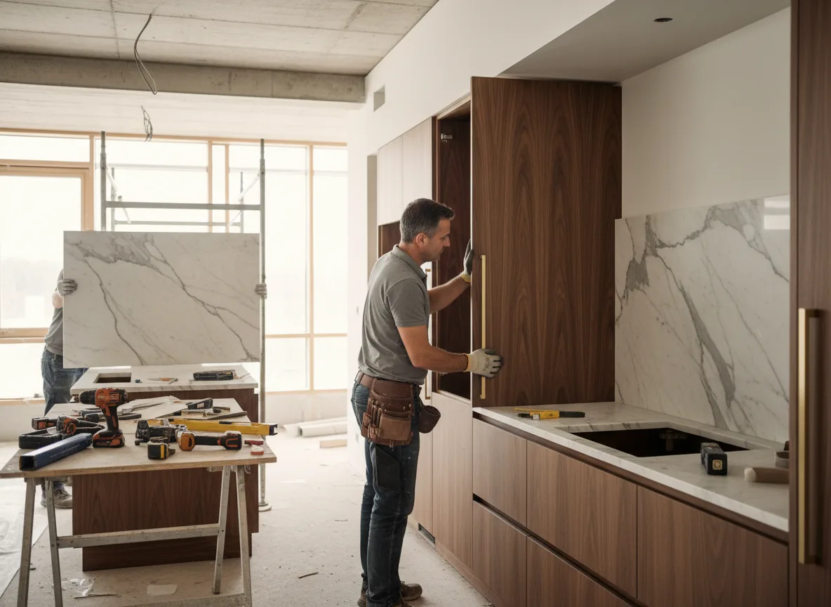 Trioz G-Shape kitchen craftsmanship
