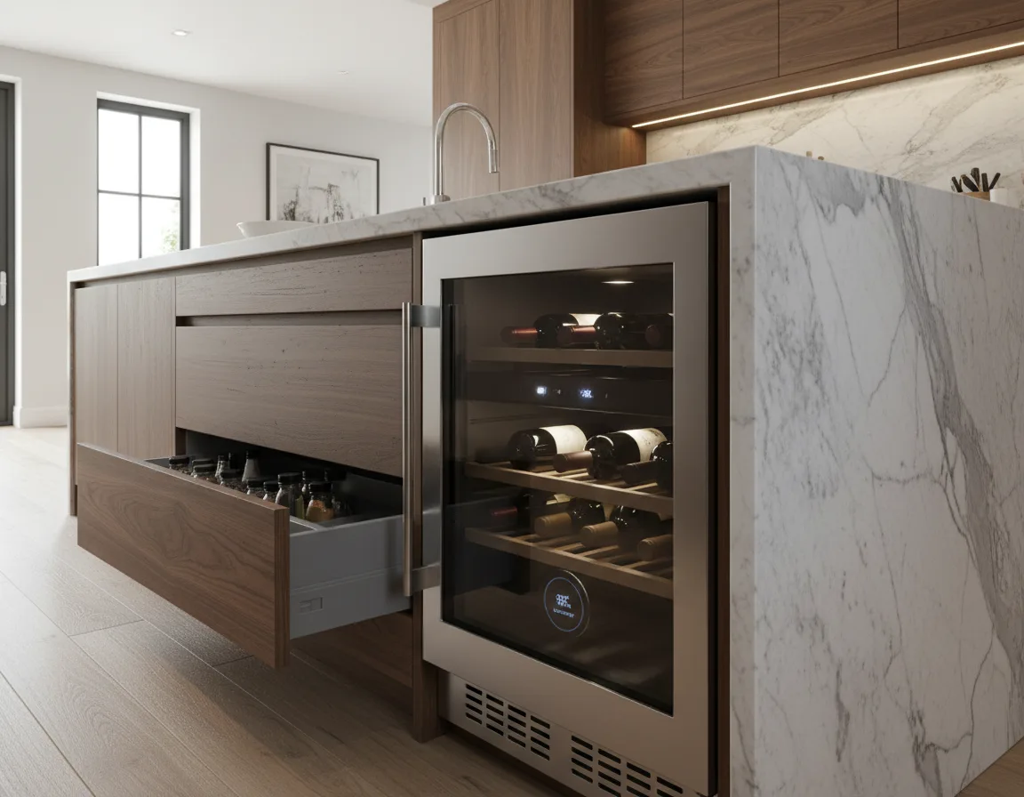 Design Considerations for a Galley Kitchen with an Island Bench