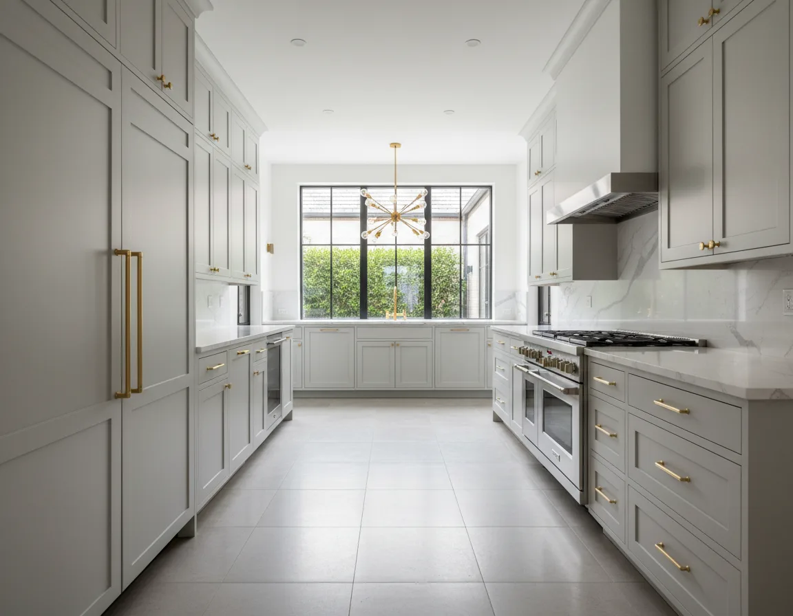 Sydney Two-Row Galley Kitchens