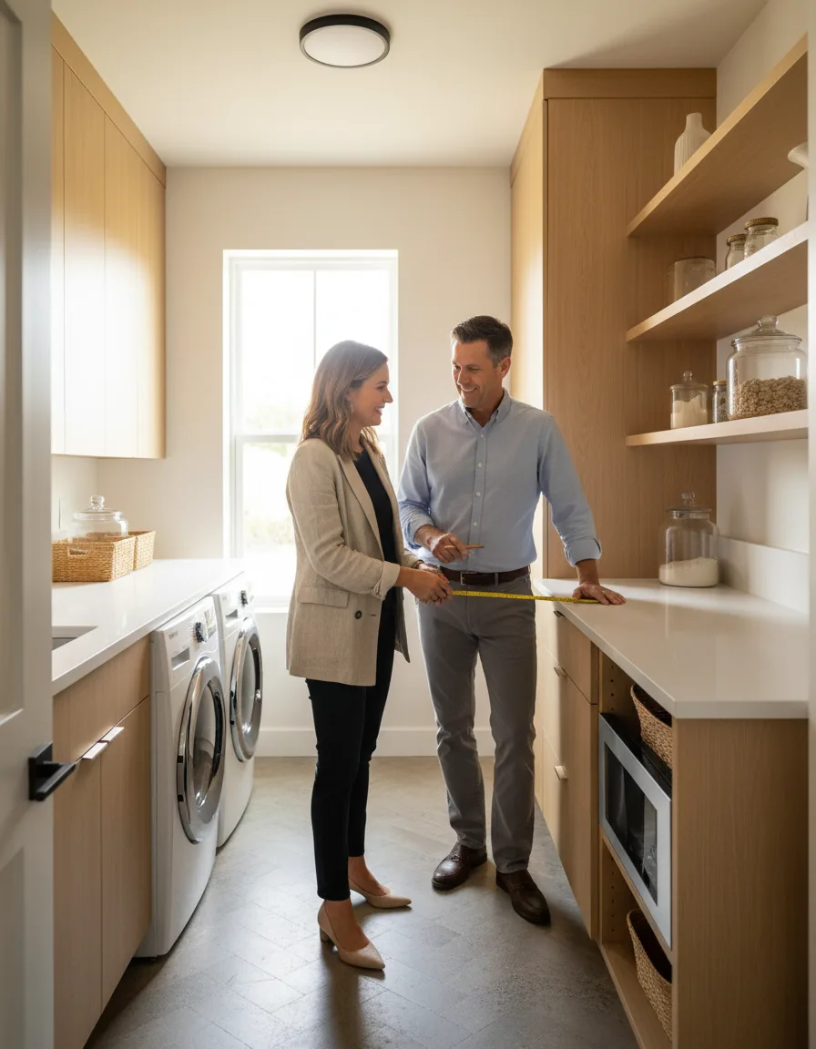 In-home laundry design consultation